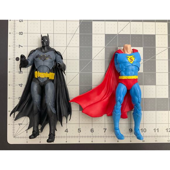 McFarlane DC Comics Batman Superman Azrael Action Figures Lot Free Bonus Figures - Picture 3 of 4